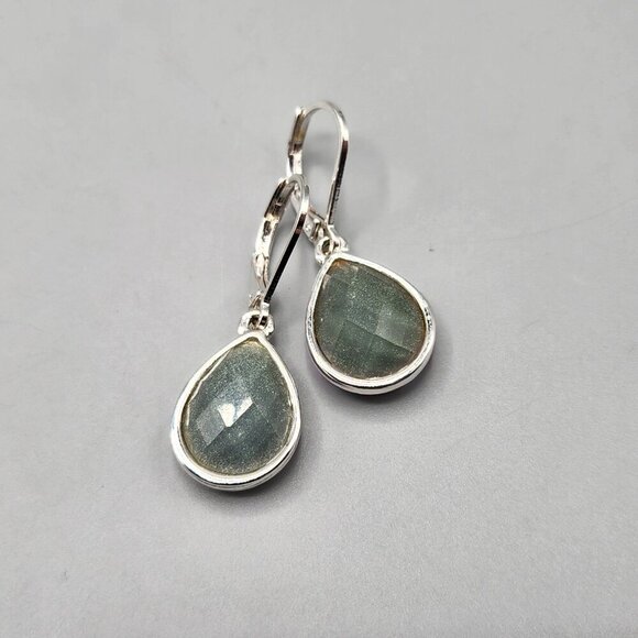 Costume Jewelry Teardrop Earrings Bundle of 5 Nine West Blue Silver - Picture 6 of 14